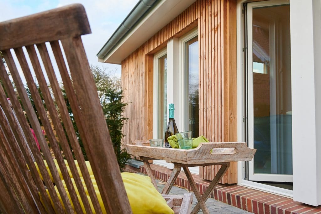 Ferienwohnung Langer Jammer Terasse